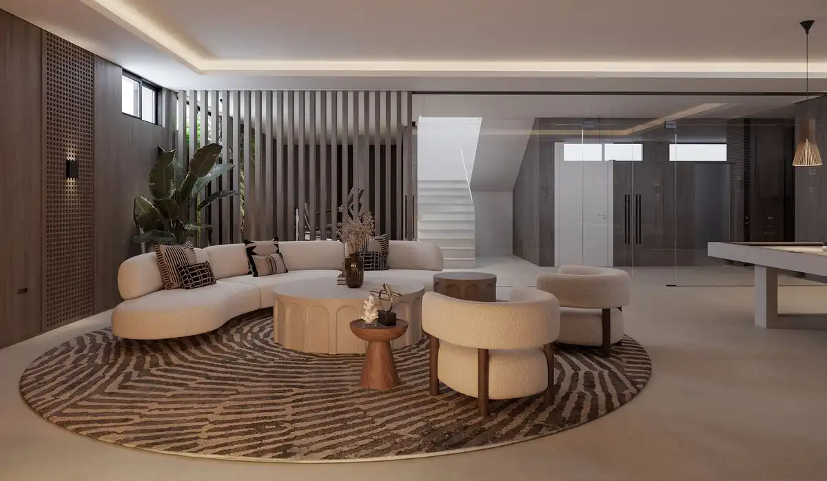 Sala de estar de Casa o chalet en venta en Estepona con Aire acondicionado, Jardín privado y Terraza