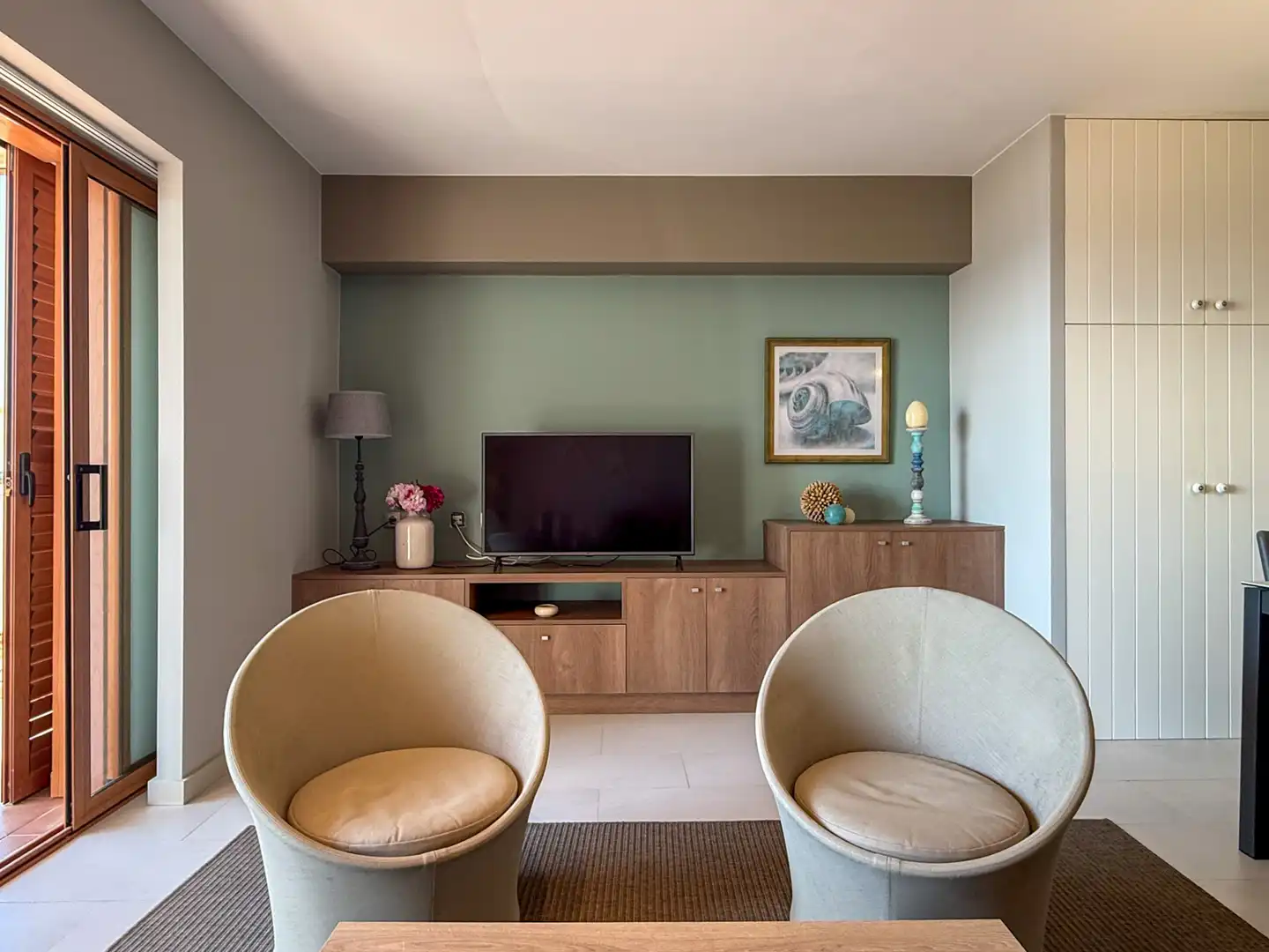 Sala de estar de Apartamento en venta en Palamós con Aire acondicionado y Terraza