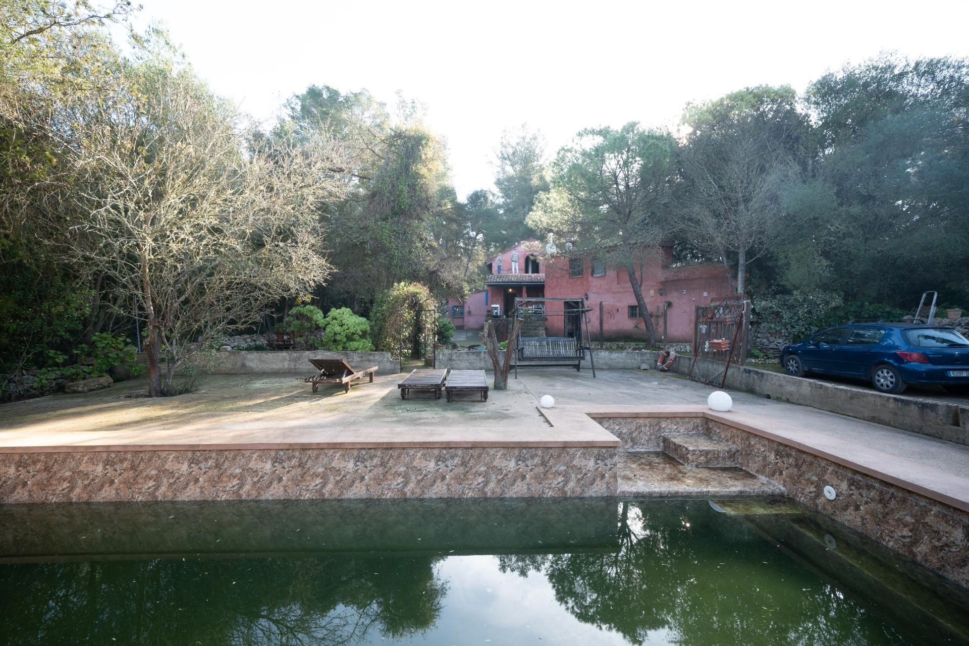 Jardín de Finca rústica en venta en Algaida con Aire acondicionado, Calefacción y Jardín privado