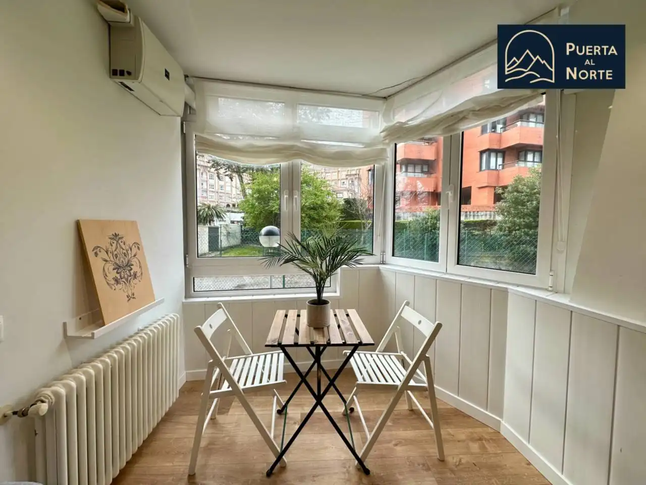 Terraza de Piso de alquiler en Santander con Calefacción, Trastero y Amueblado
