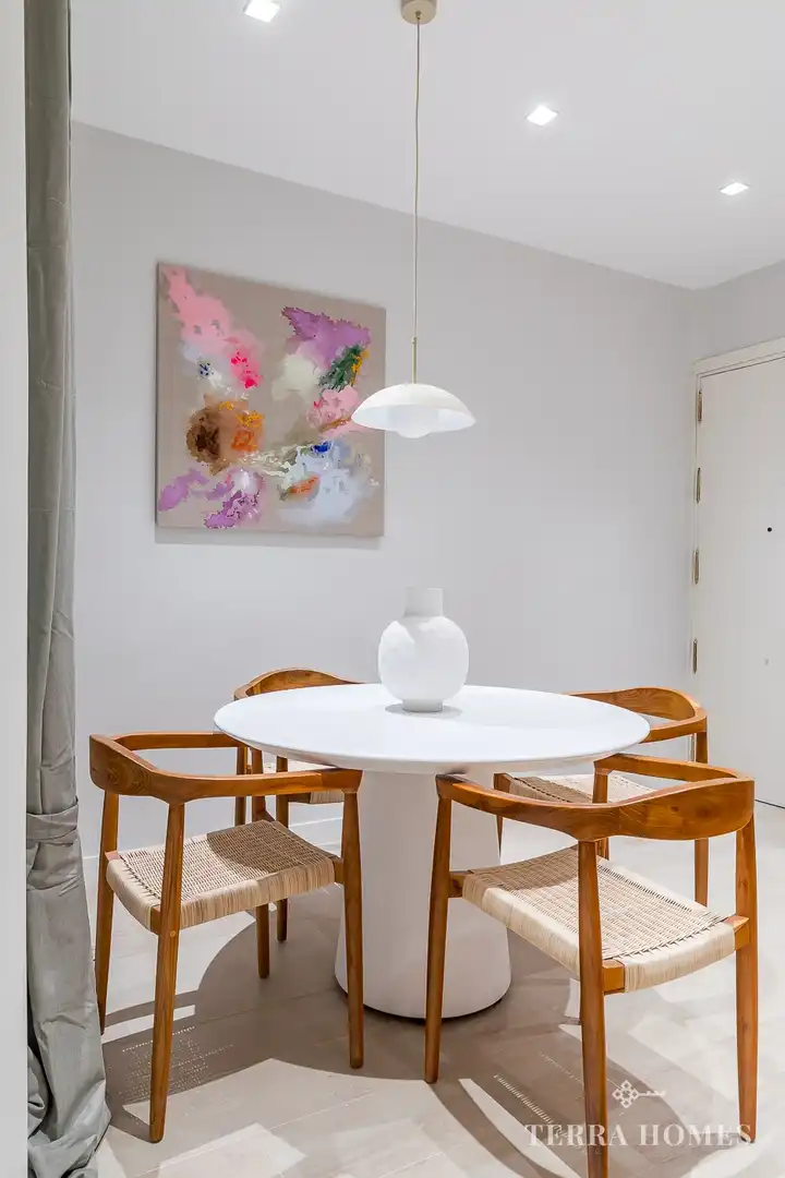 Comedor de Apartamento de alquiler en Madrid con Aire acondicionado, Amueblado y Internet
