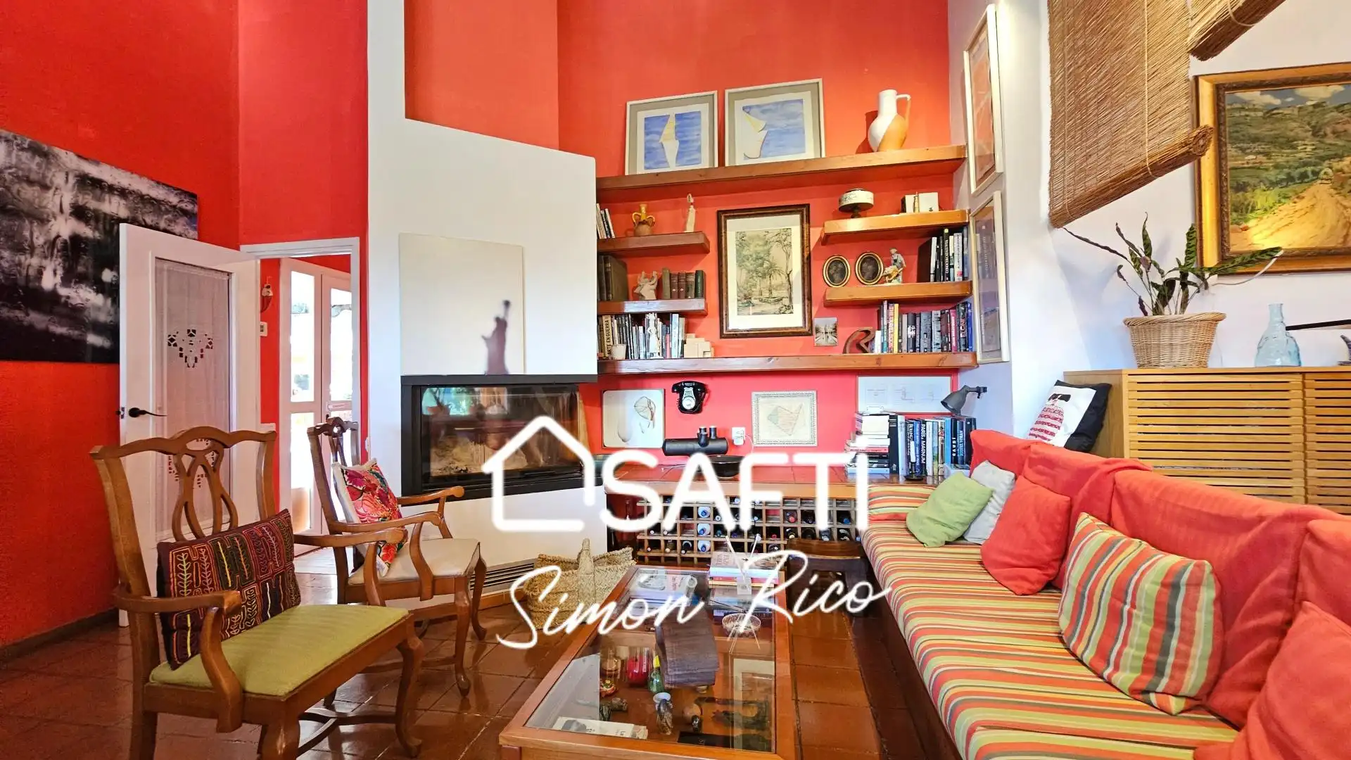 Sala d'estar de Casa o xalet en venda en Cervelló