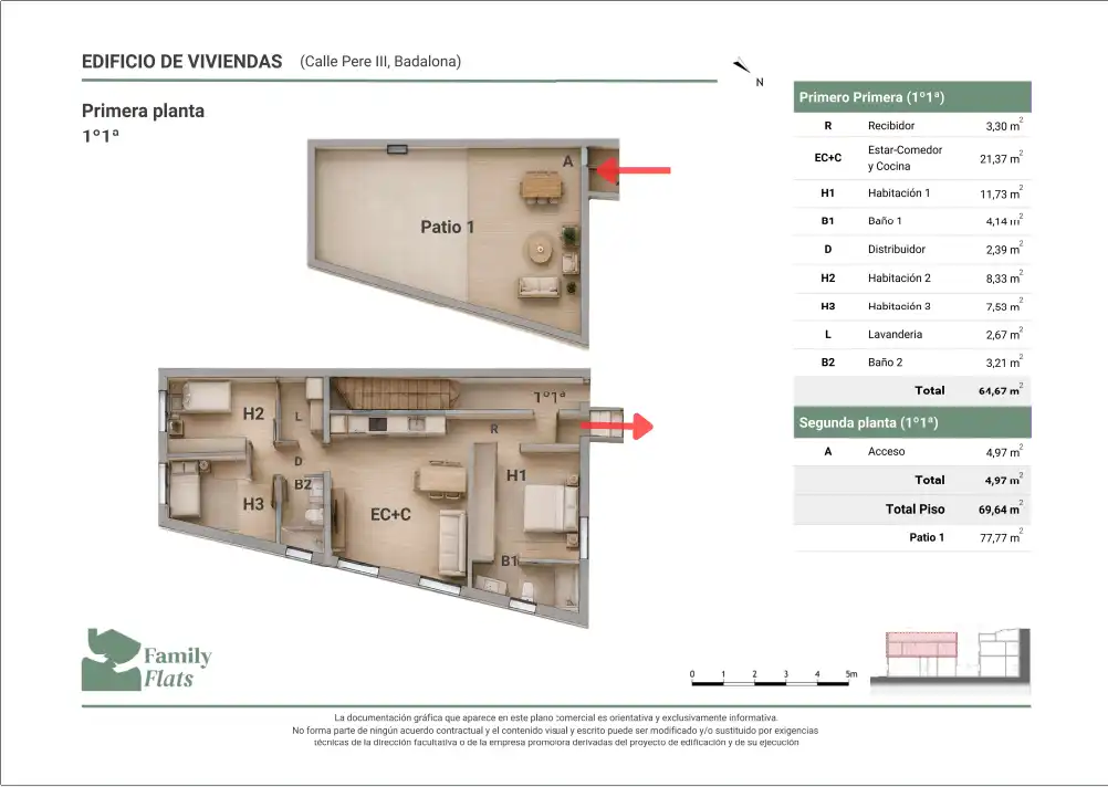 Wohnung zum Verkauf in Carrer de Pere III 22, imagen 13
