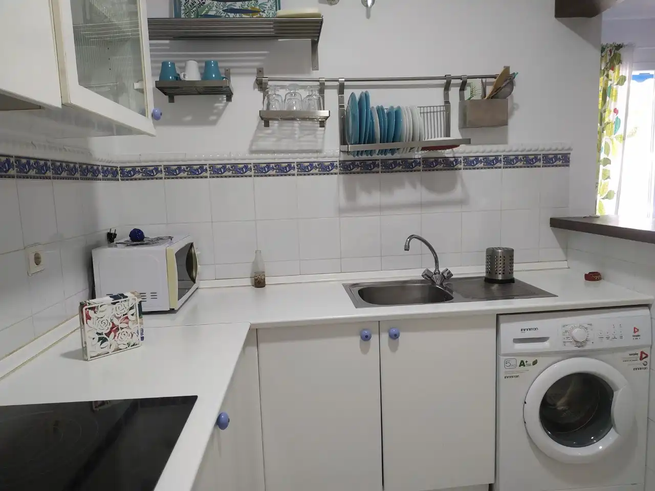 Cuina de Pis de lloguer en Sanlúcar de Barrameda amb Aire condicionat, Calefacció i Terrassa