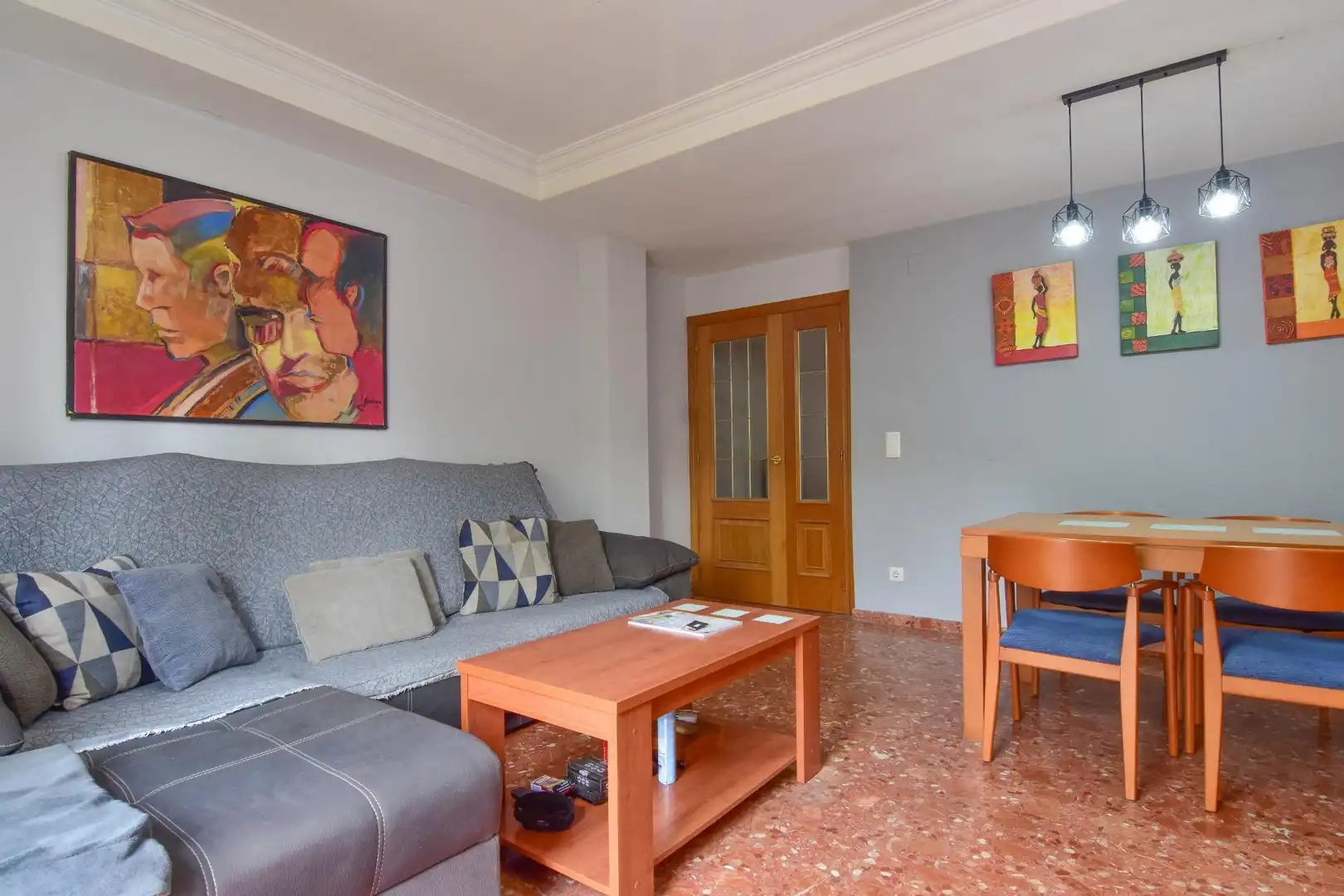Living room of Duplexes for sale in Catarroja  with Private garden, Terrace and Storage room