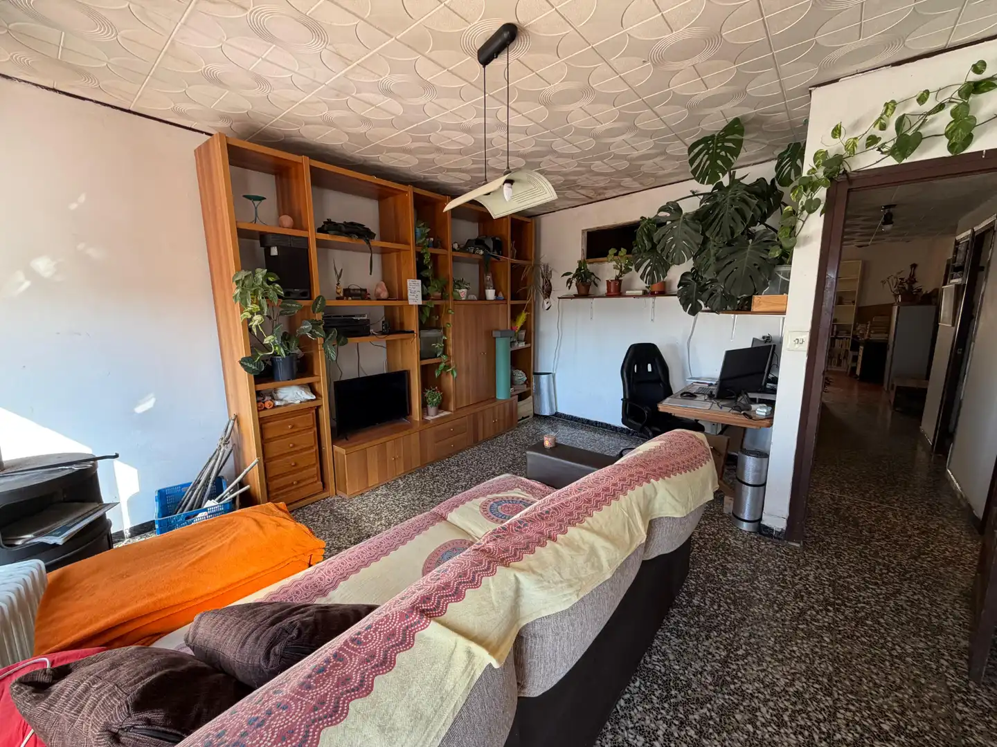 Sala de estar de Casa adosada en venta en Els Guiamets con Calefacción, Jardín privado y Terraza
