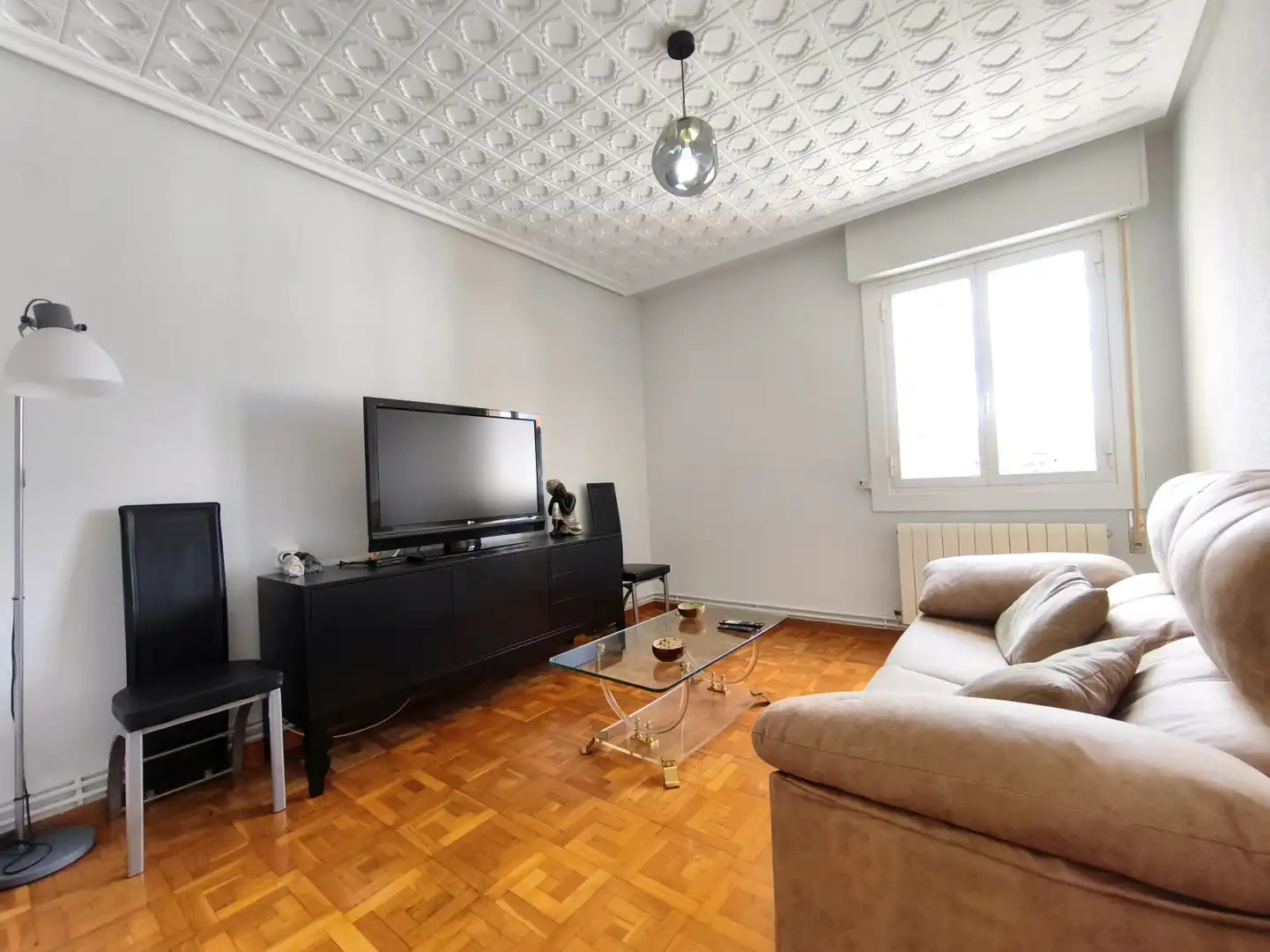 Living room of Flat for rent in  Logroño  with Furnished