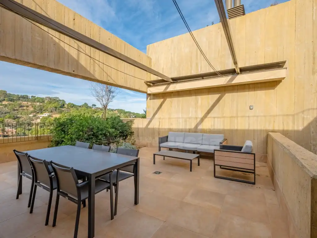 Terraza de Apartamento de alquiler en Begur