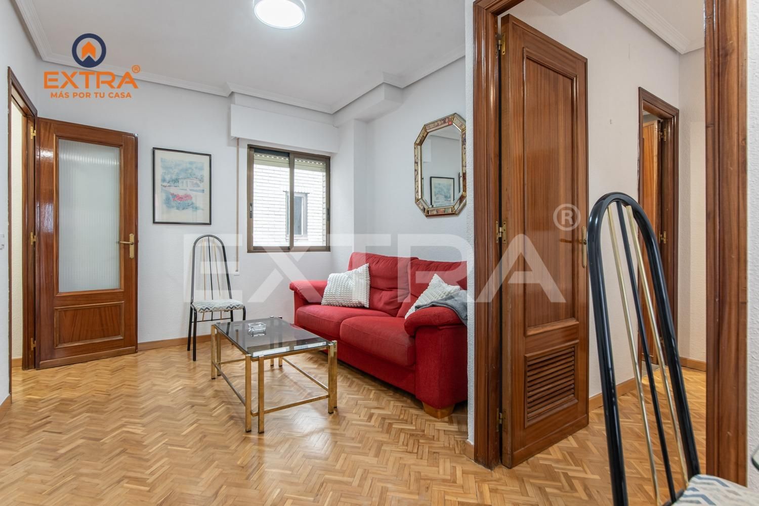 Bedroom of Flat to rent in  Madrid Capital  with Heating, Private garden and Terrace