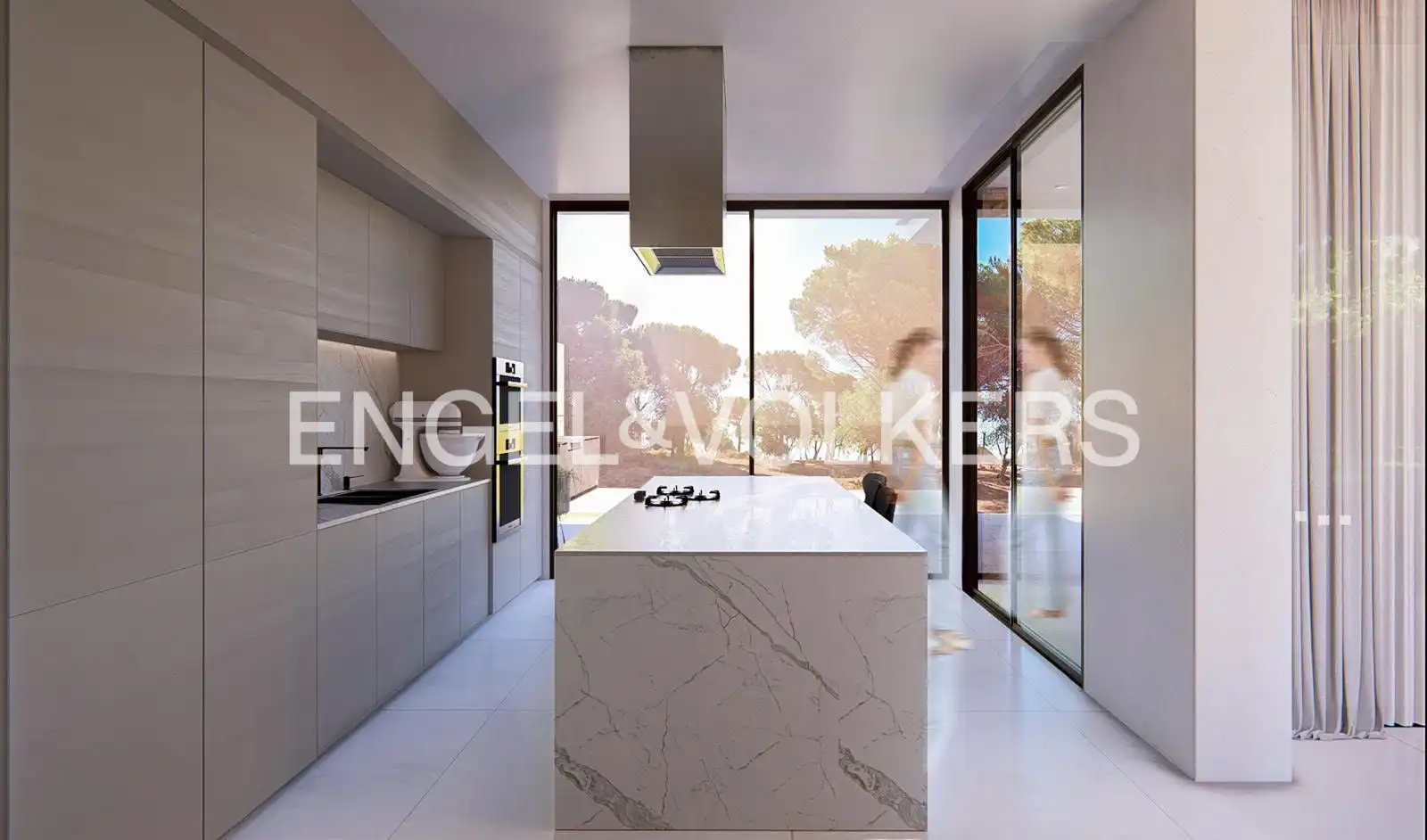 Cocina de Casa o chalet en venta en Sant Andreu de Llavaneres con Aire acondicionado, Calefacción y Jardín privado