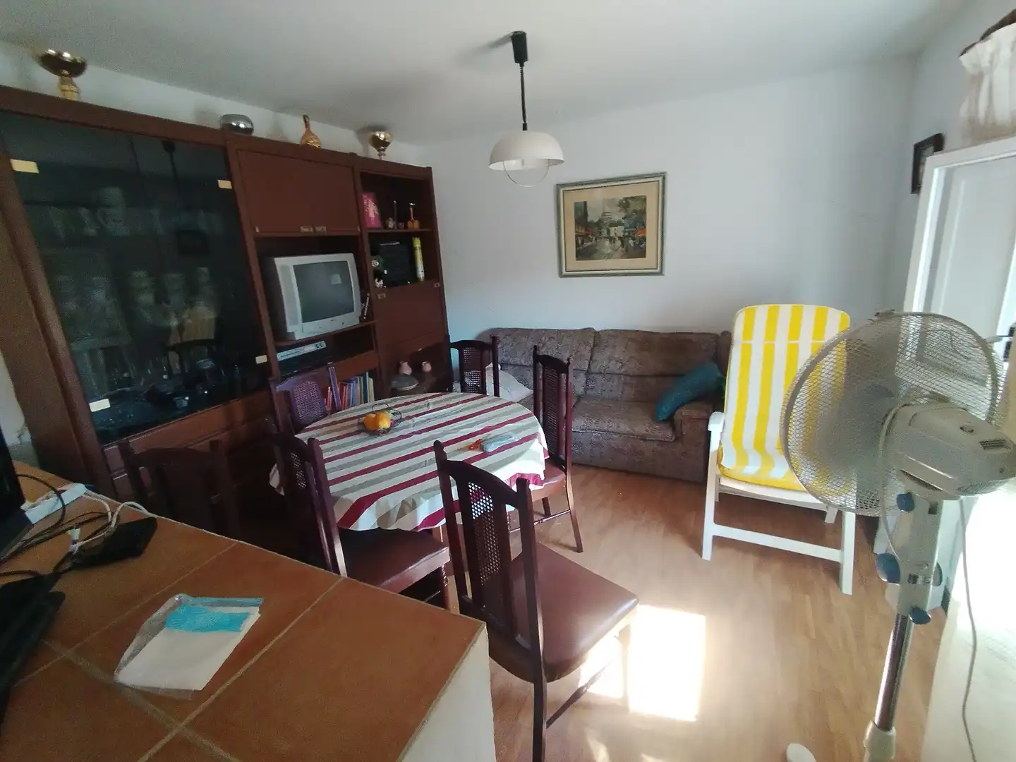 Sala d'estar de Casa o xalet en venda en Ballobar amb Moblat i Forn