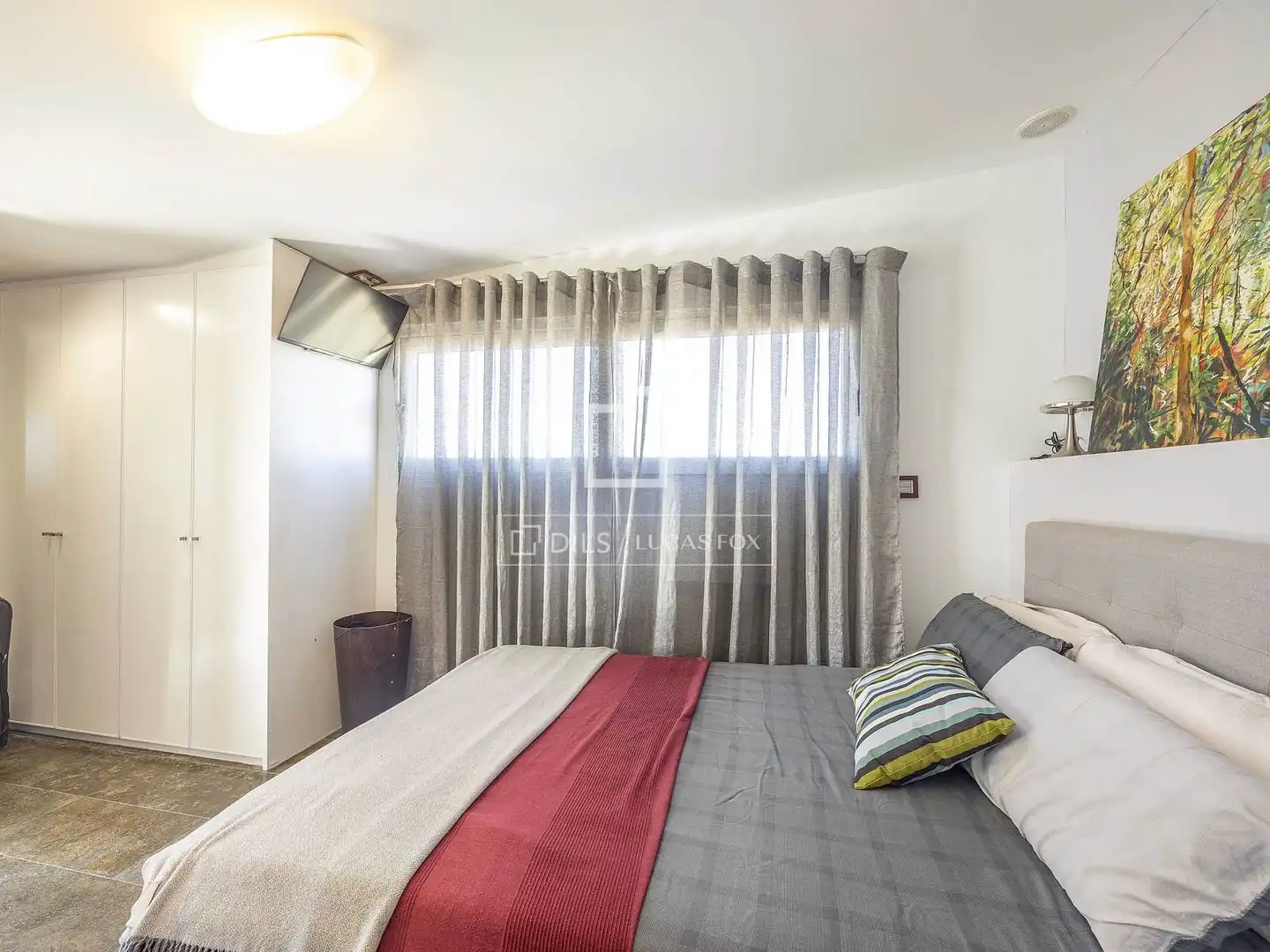 Schlafzimmer von Dachboden zum Verkauf in Valencia del Ventoso mit Klimaanlage, Terrasse und Balkon
