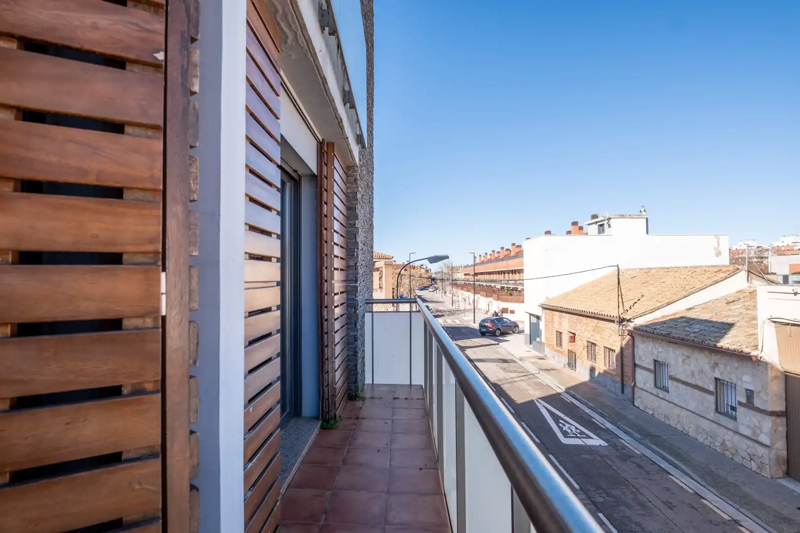 Balcony of Houses for sale in Zaragoza  with Air Conditioner and Heating