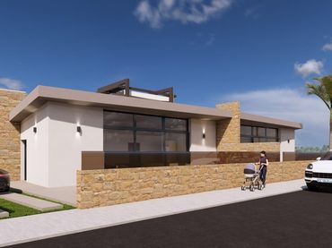 Casa pareada con piscina en venta en Calle Calle 3, sector Los Cachimanes, Roldán, Torre Pac