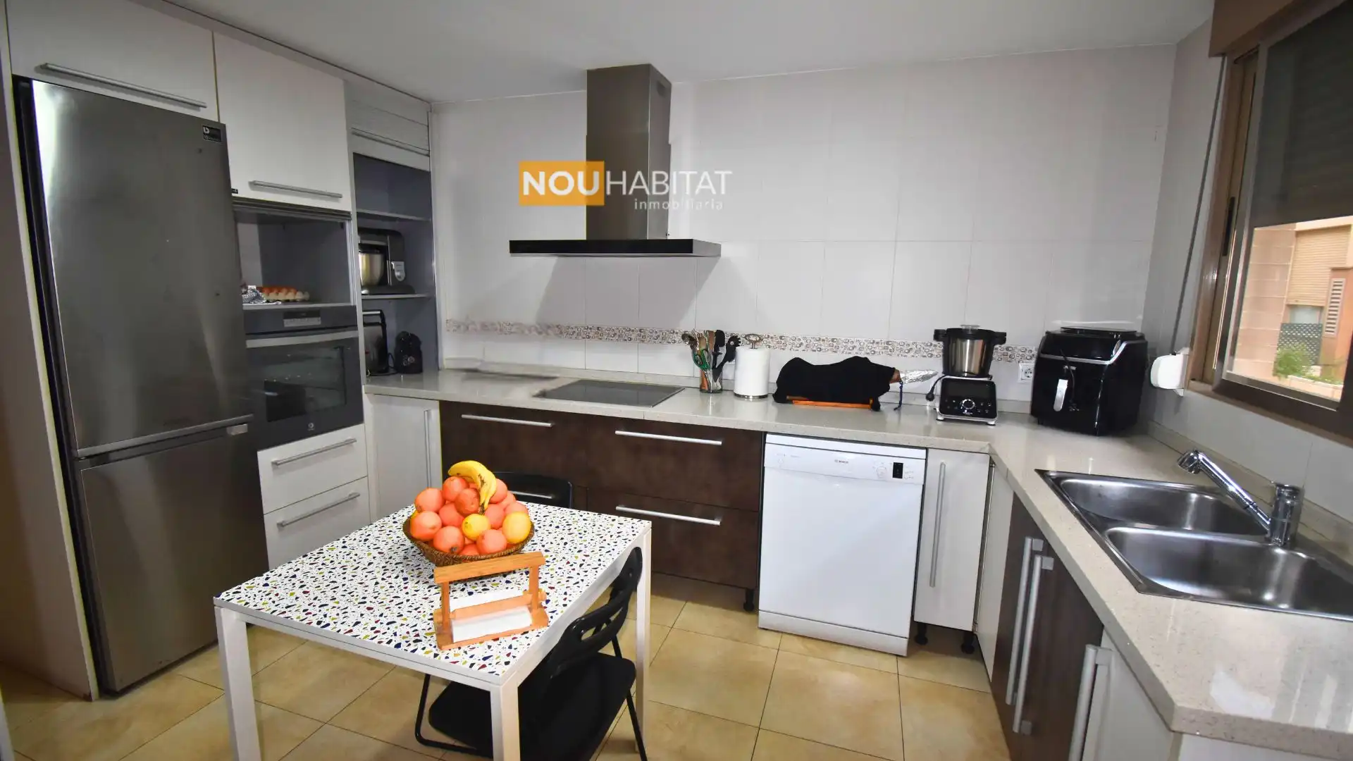 Cocina de Casa adosada en venta en Real con Aire acondicionado, Terraza y Trastero
