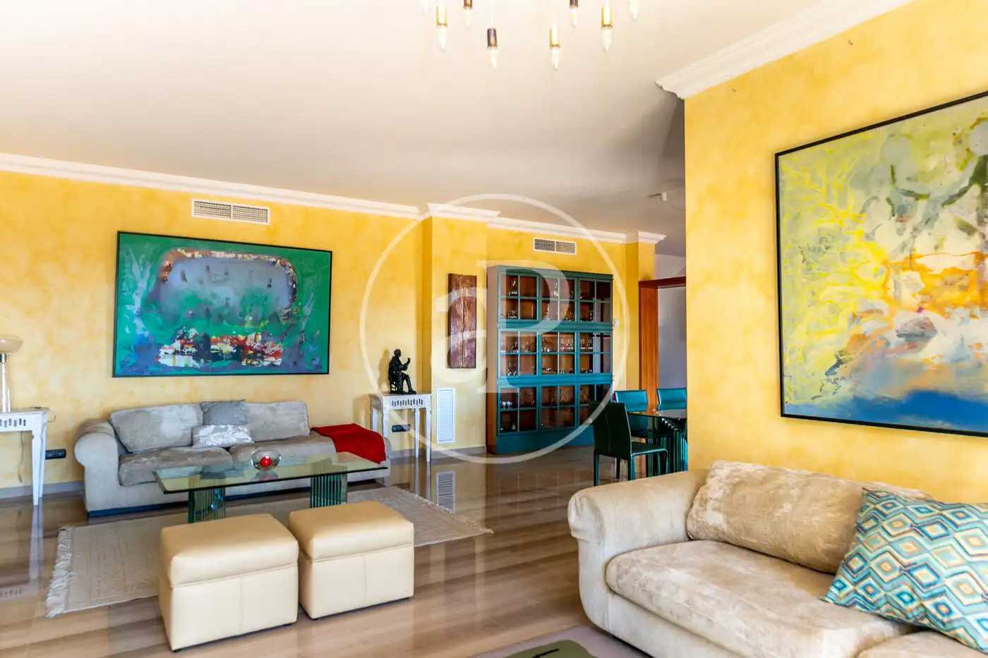 Living room of Houses for rent in Bunyola  with Air Conditioner, Heating and Private garden