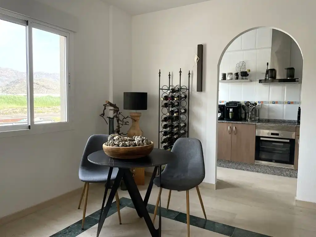 Menjador de Apartament en venda en Cuevas del Almanzora amb Aire condicionat i Terrassa