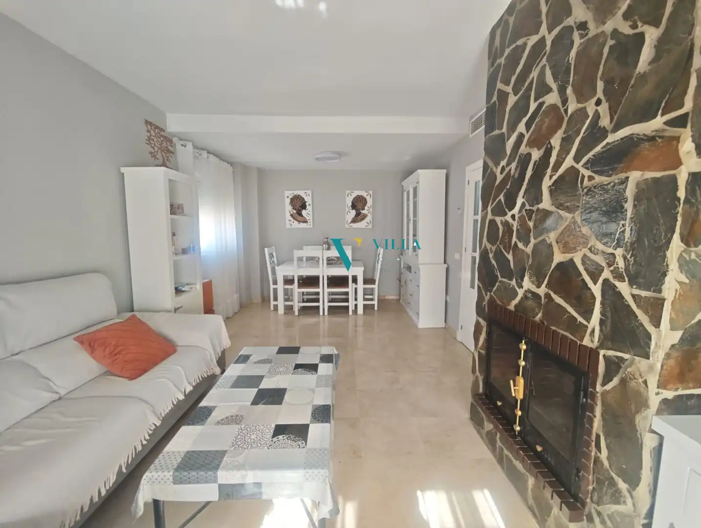 Sala de estar de Casa o chalet en venta en Alcalá de Guadaira con Aire acondicionado y Terraza