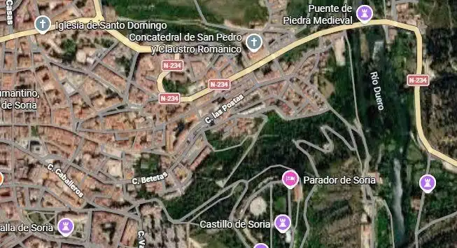 Vista exterior de Piso en venta en Soria Capital 