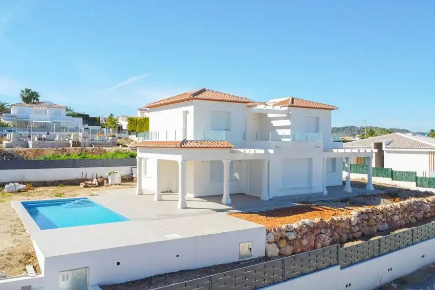 Vista exterior de Casa o chalet en venta en Jávea / Xàbia con Calefacción, Terraza y Piscina