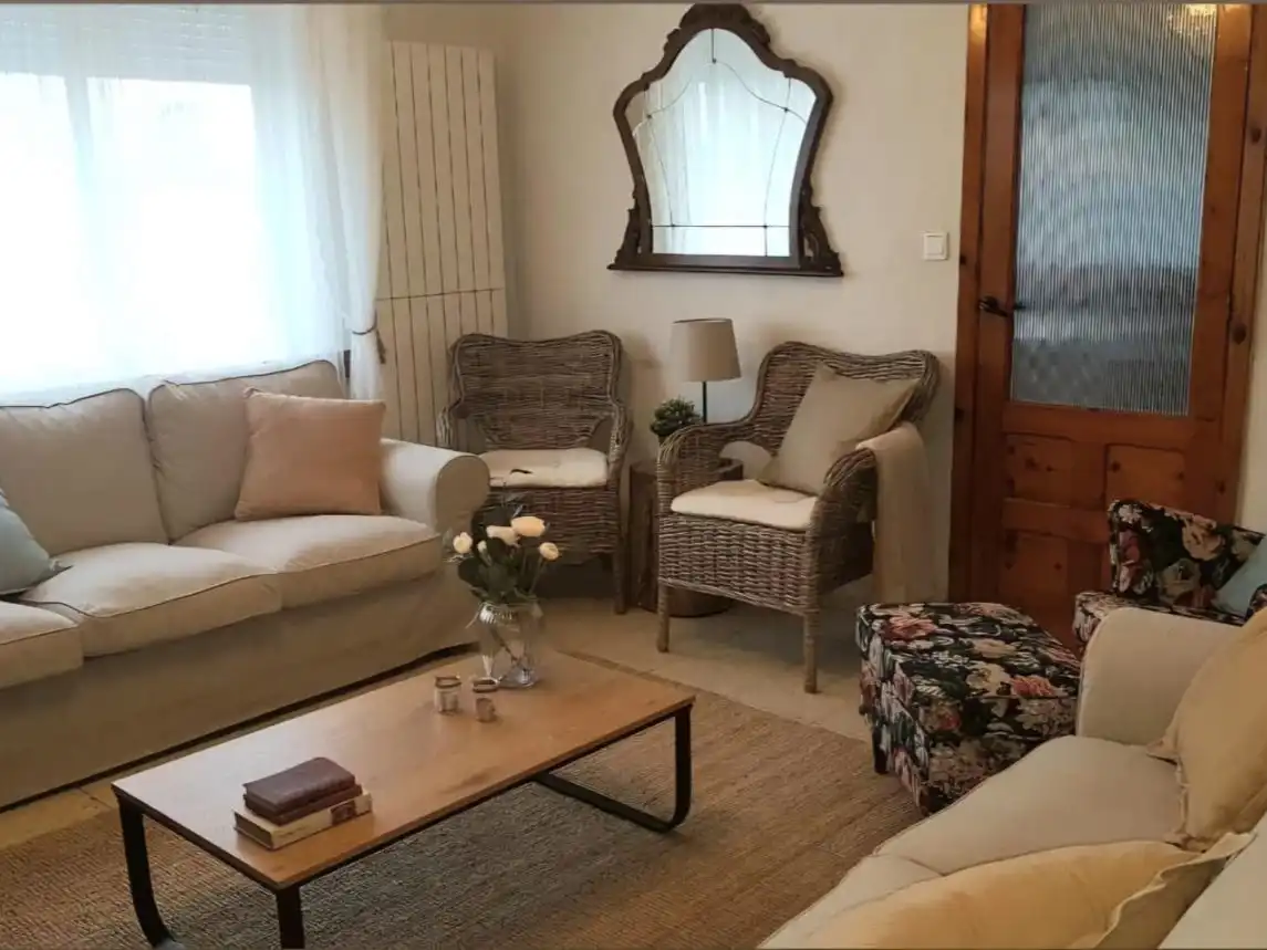 Sala de estar de Casa o chalet en venta en Sobrado (A Coruña) con Balcón