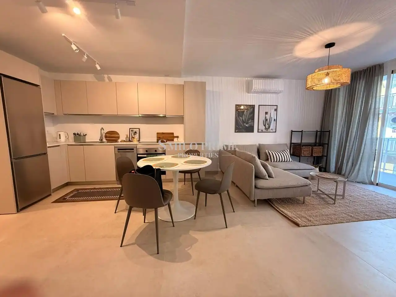 Living room of Flat for rent in Guía de Isora  with Air Conditioner, Storage room and Furnished