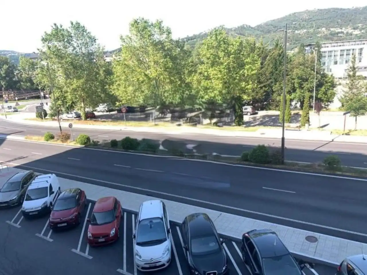 Parking of Flat for rent in Ourense Capital   with Heating, Parquet flooring and Furnished