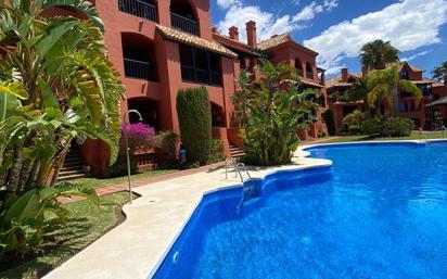 Exterior view of Flat for sale in Mijas  with Air Conditioner, Heating and Parquet flooring