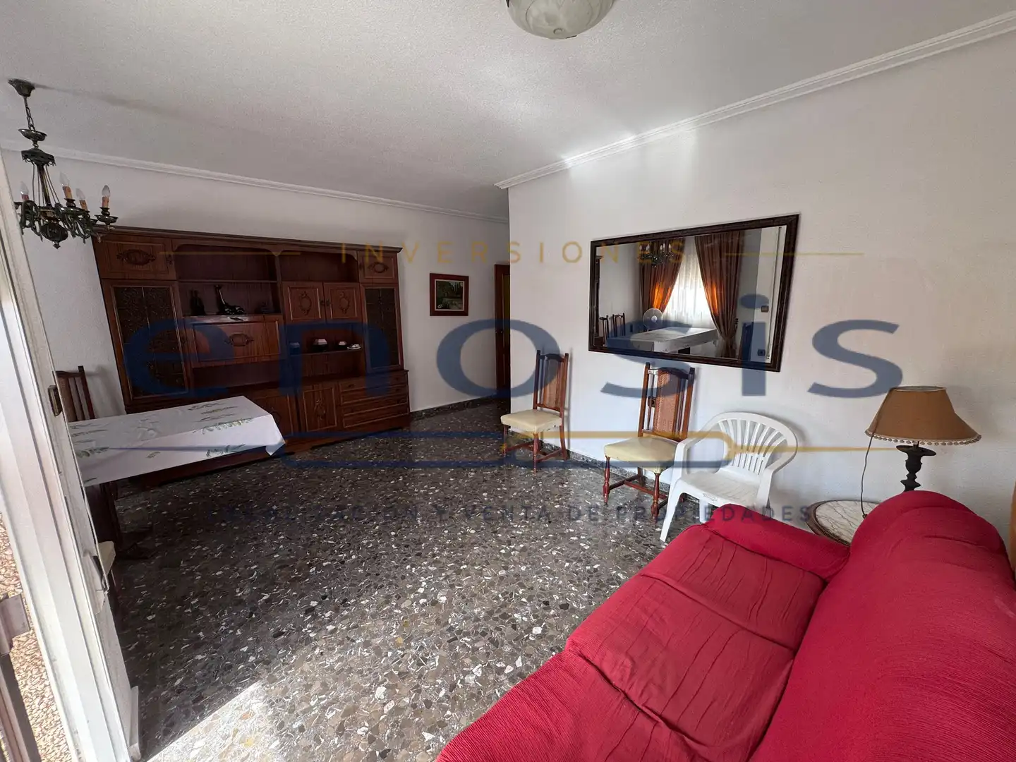 Sala de estar de Piso en venta en Torre-Pacheco con Amueblado y Balcón