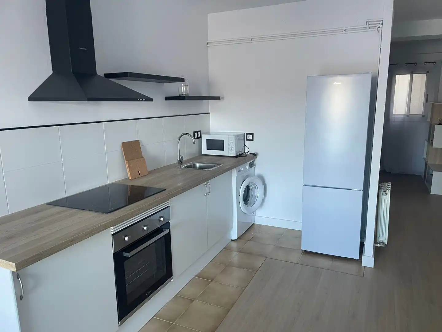 Cocina de Ático de alquiler en Tarragona con Aire acondicionado, Calefacción y Parquet