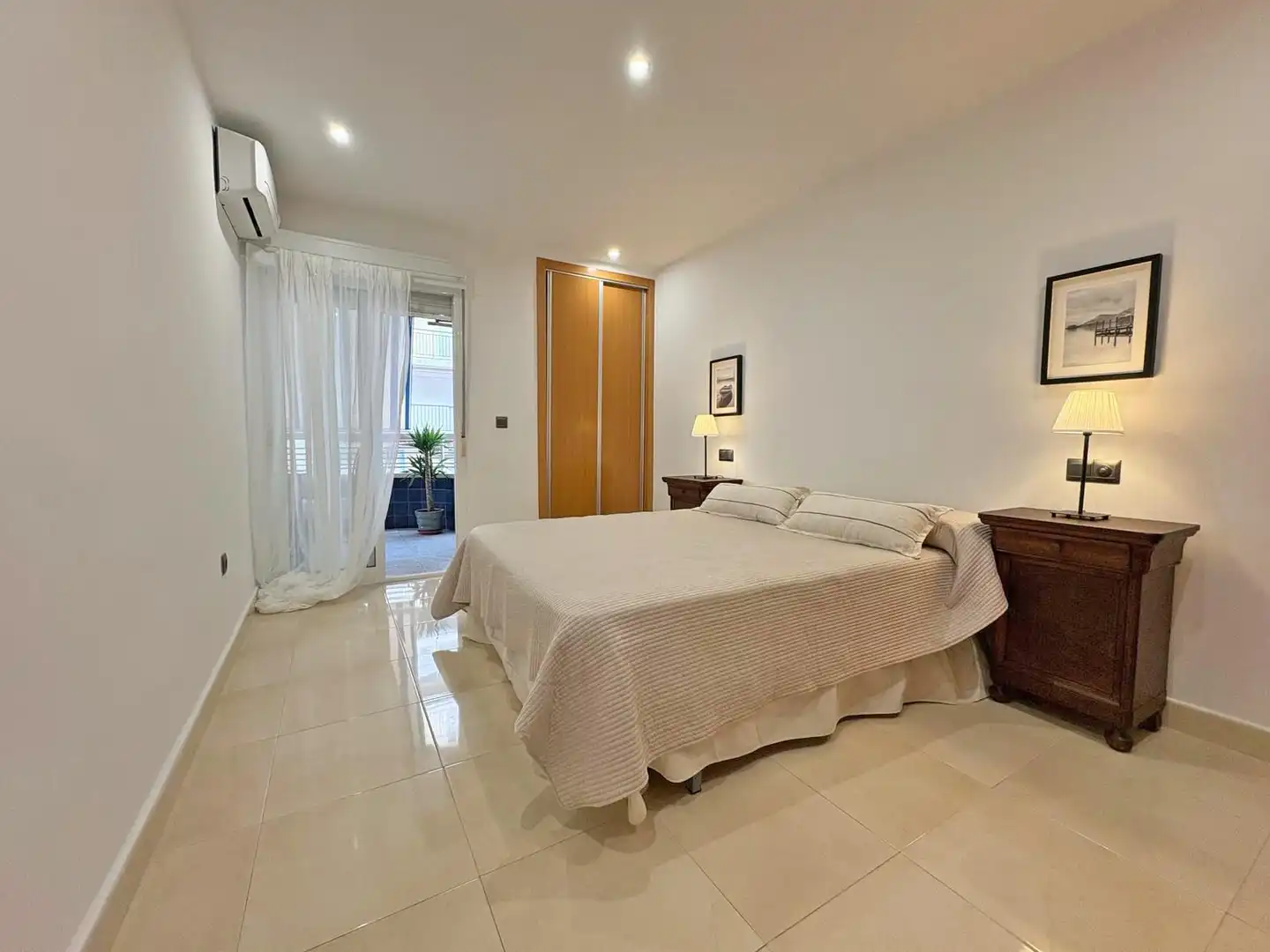 Bedroom of Flat for rent in Santa Pola  with Heating, Terrace and Furnished