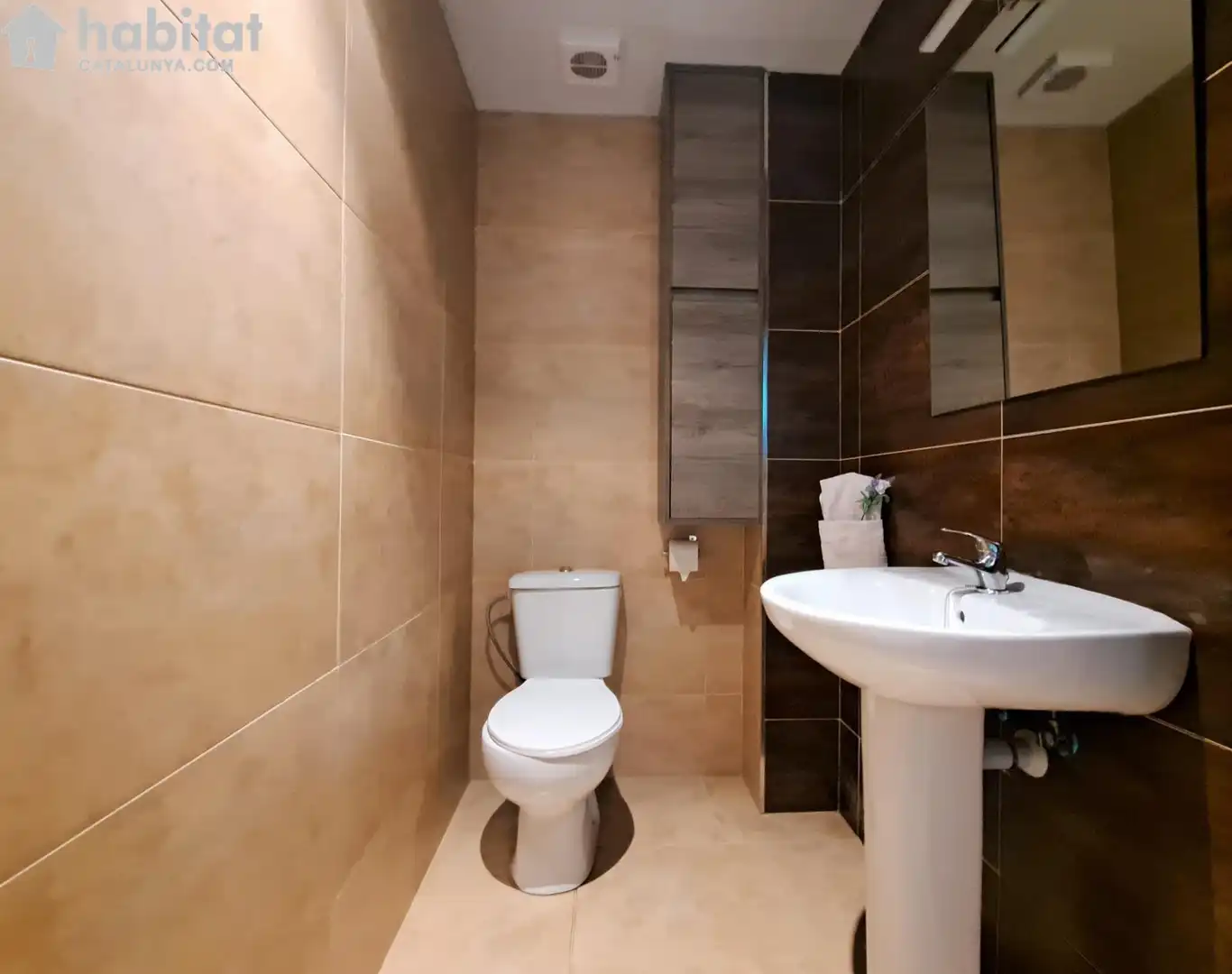 Baño de Casa adosada en venta en Piera con Calefacción, Terraza y Alarma