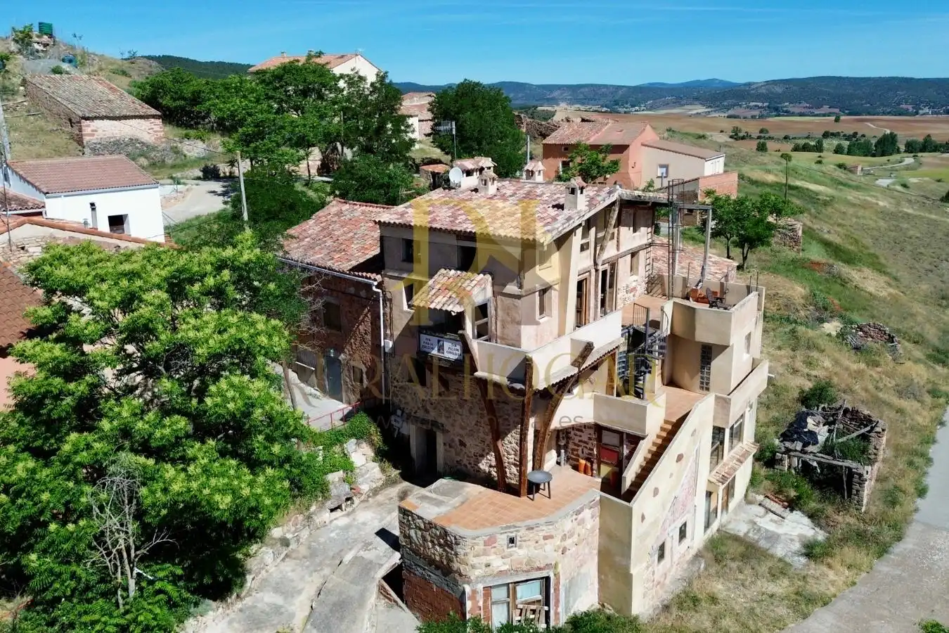 Vista exterior de Casa o chalet en venta en Corduente con Calefacción, Terraza y Trastero