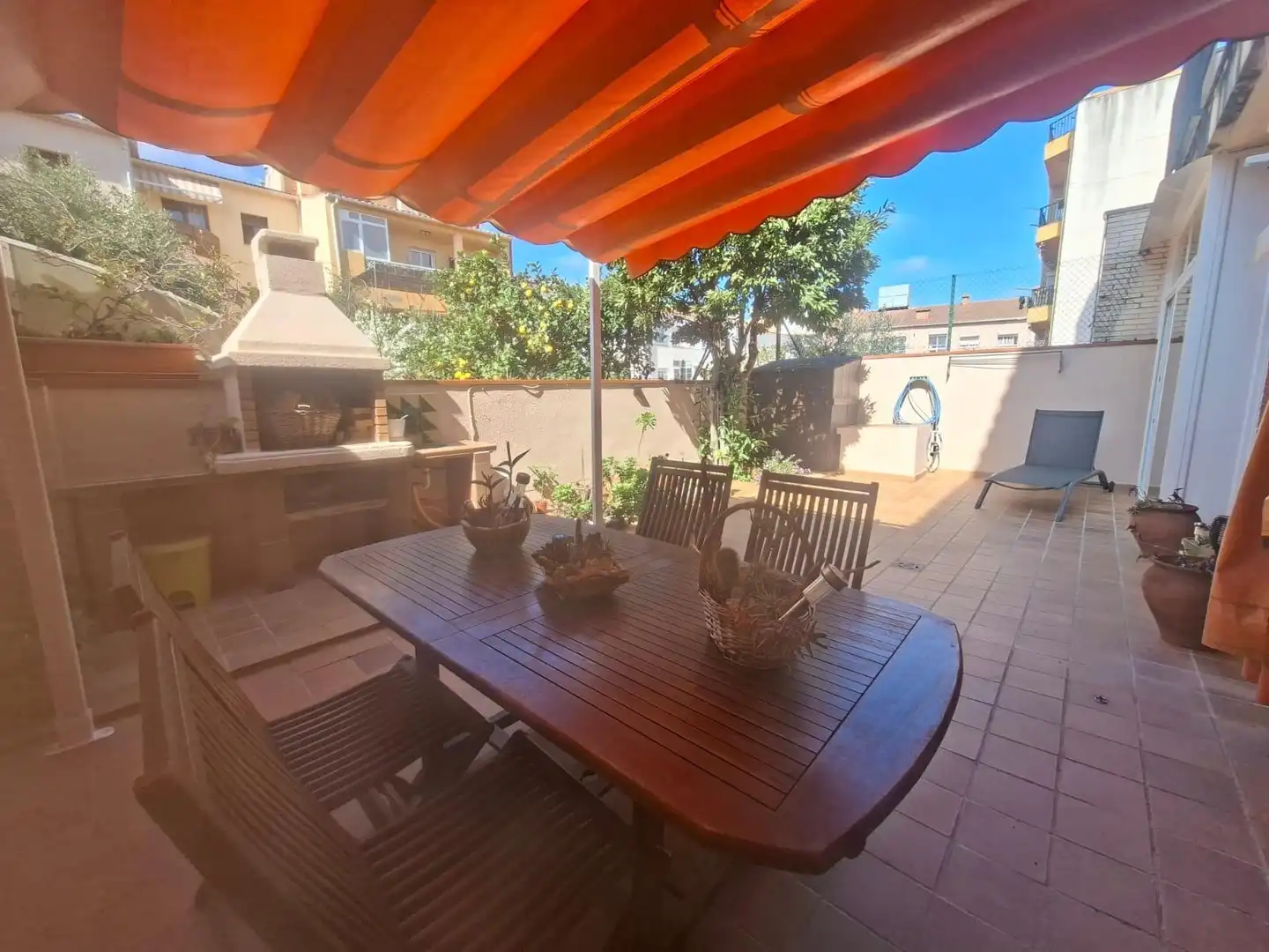 Terrasse von Erdgeschoss zum Verkauf in Palafolls mit Klimaanlage, Heizung und Terrasse