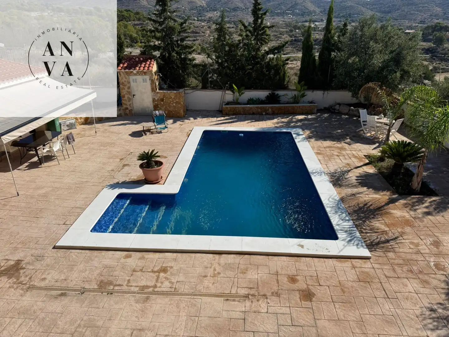 Piscina de Casa o chalet en venta en Busot con Aire acondicionado, Jardín privado y Terraza