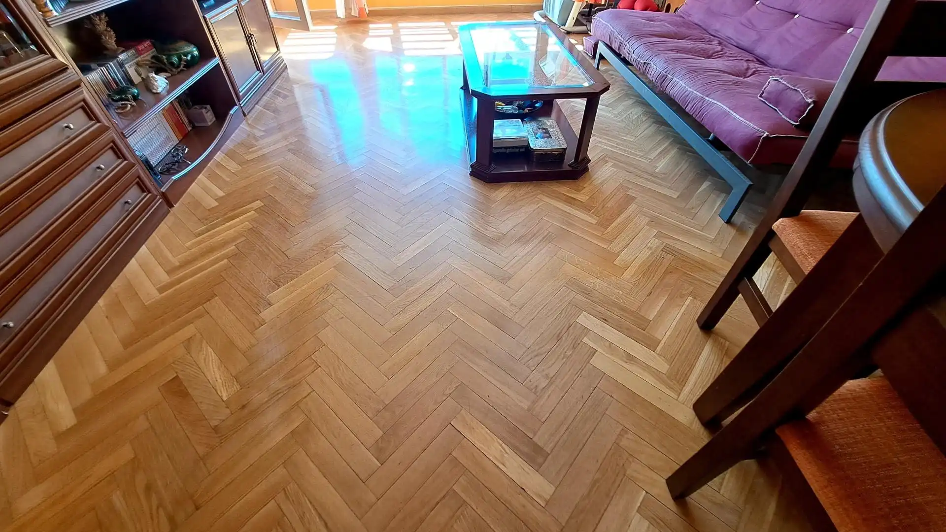 Sala de estar de Piso en venta en Ponferrada con Calefacción y Terraza