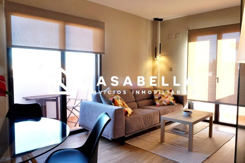 Living room of Flat to rent in  Valencia Capital  with Air Conditioner, Heating and Terrace