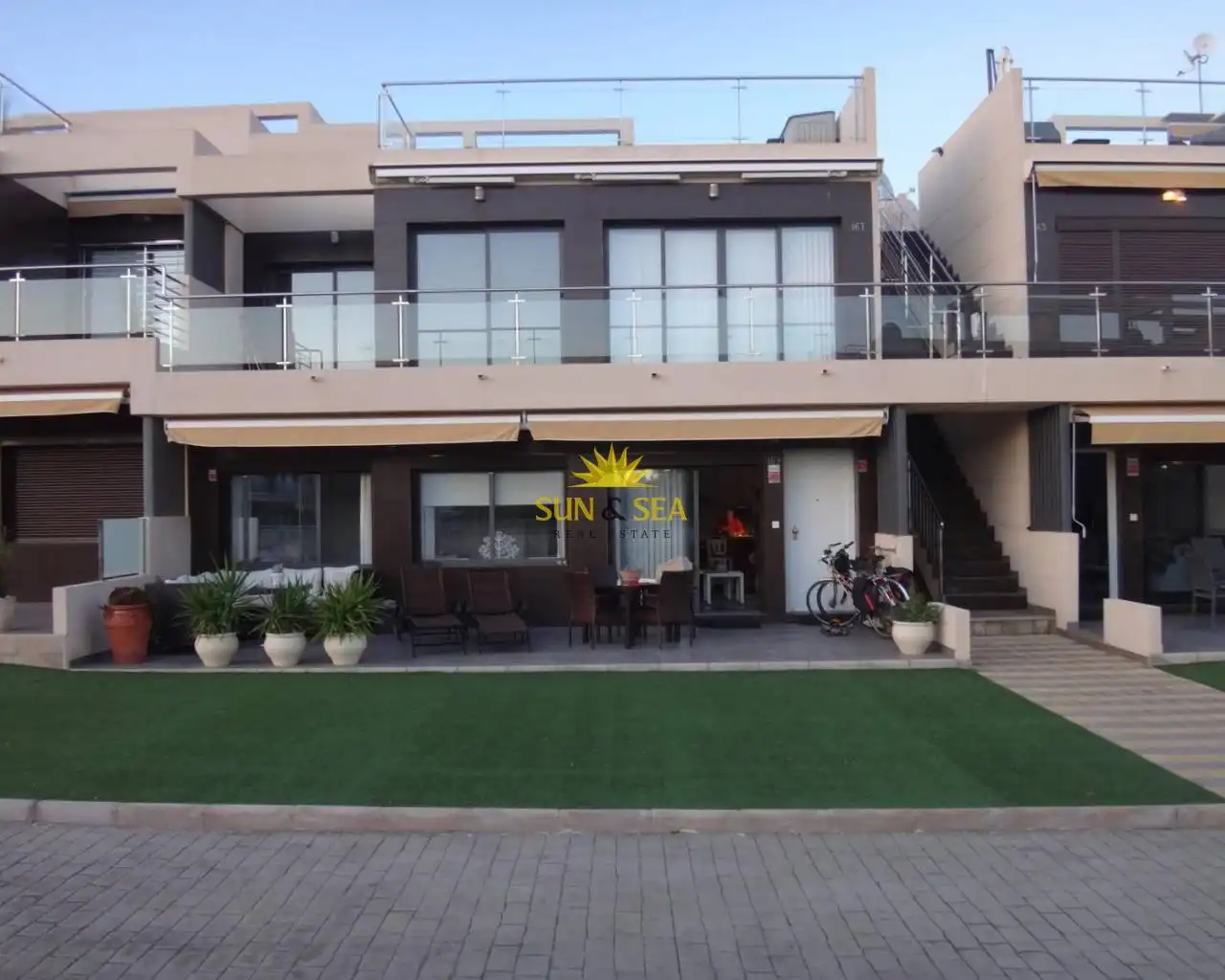 Terrassa de Casa o xalet de lloguer en Pilar de la Horadada amb Aire condicionat, Calefacció i Terrassa