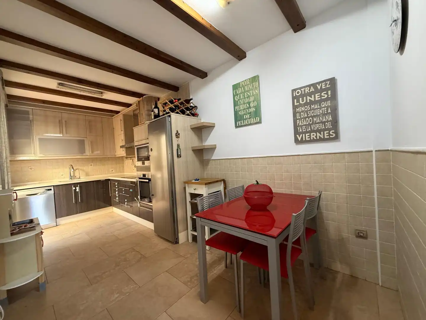 Cocina de Casa adosada en venta en San Pedro del Pinatar con Aire acondicionado, Calefacción y Jardín privado