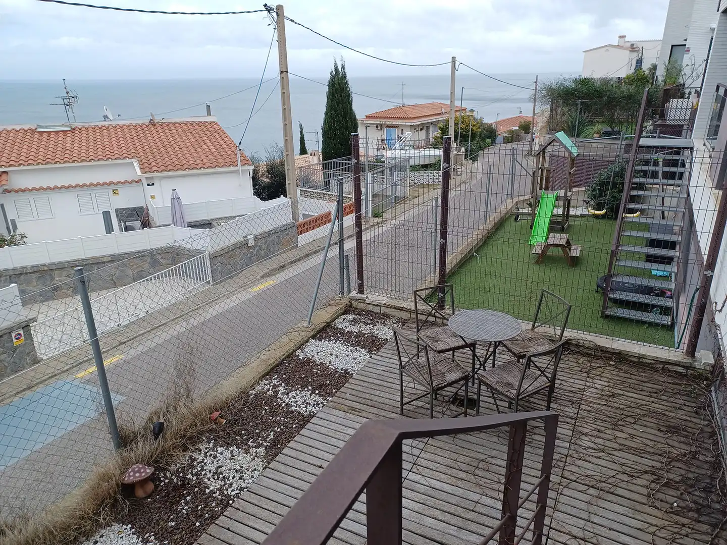 Terraza de Planta baja en venta en Llançà con Aire acondicionado, Calefacción y Jardín privado