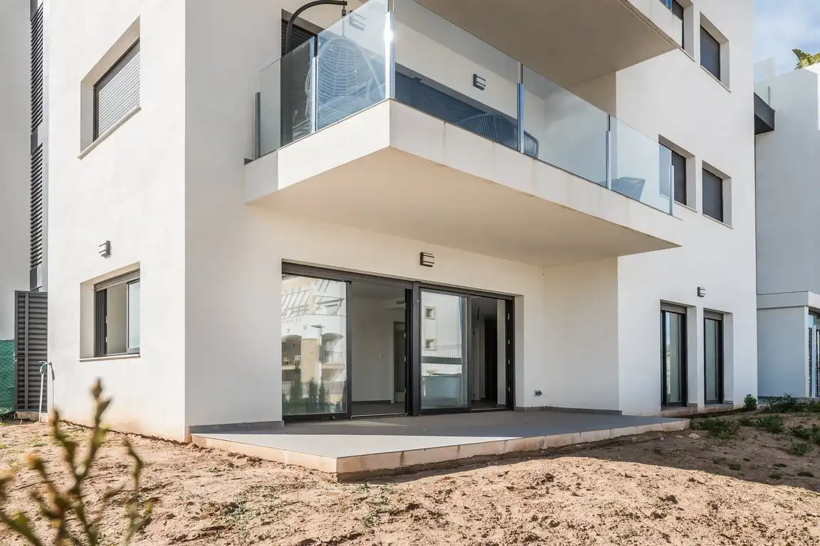 Exterior view of Flat for sale in Jávea / Xàbia  with Air Conditioner, Private garden and Storage room