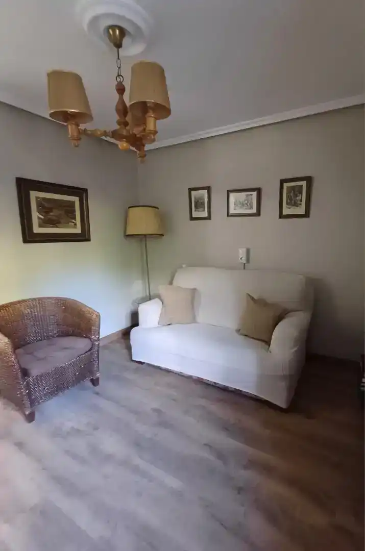 Living room of Country homes for rent in Somiedo  with Private garden, Parquet flooring and Storage room