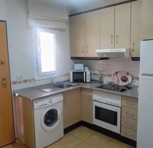 Kitchen of Ground floor for sale in Águilas  with Air Conditioner, Terrace and Furnished