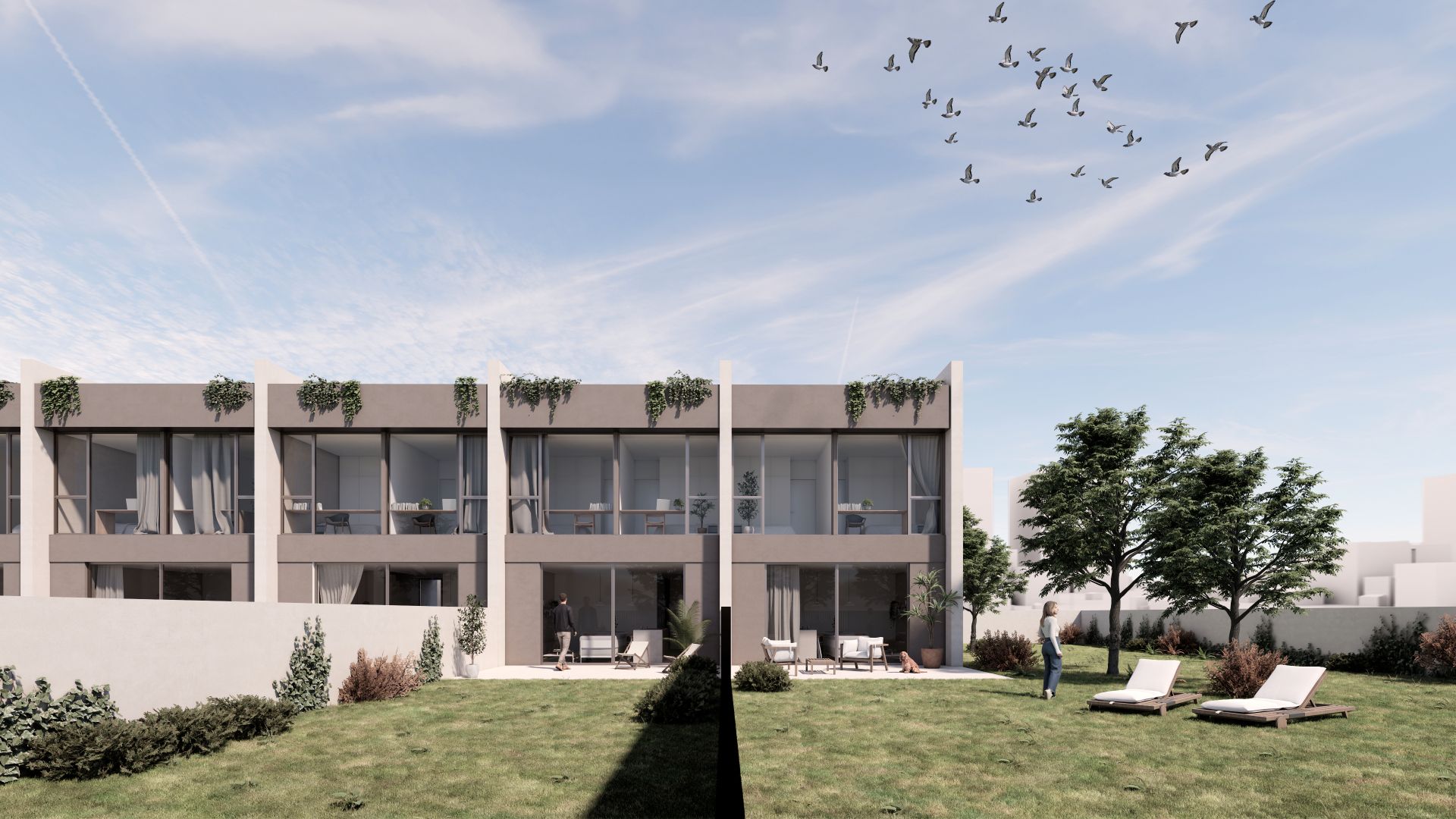 Exterior view of Single-family semi-detached for sale in Riudoms  with Air Conditioner, Heating and Private garden