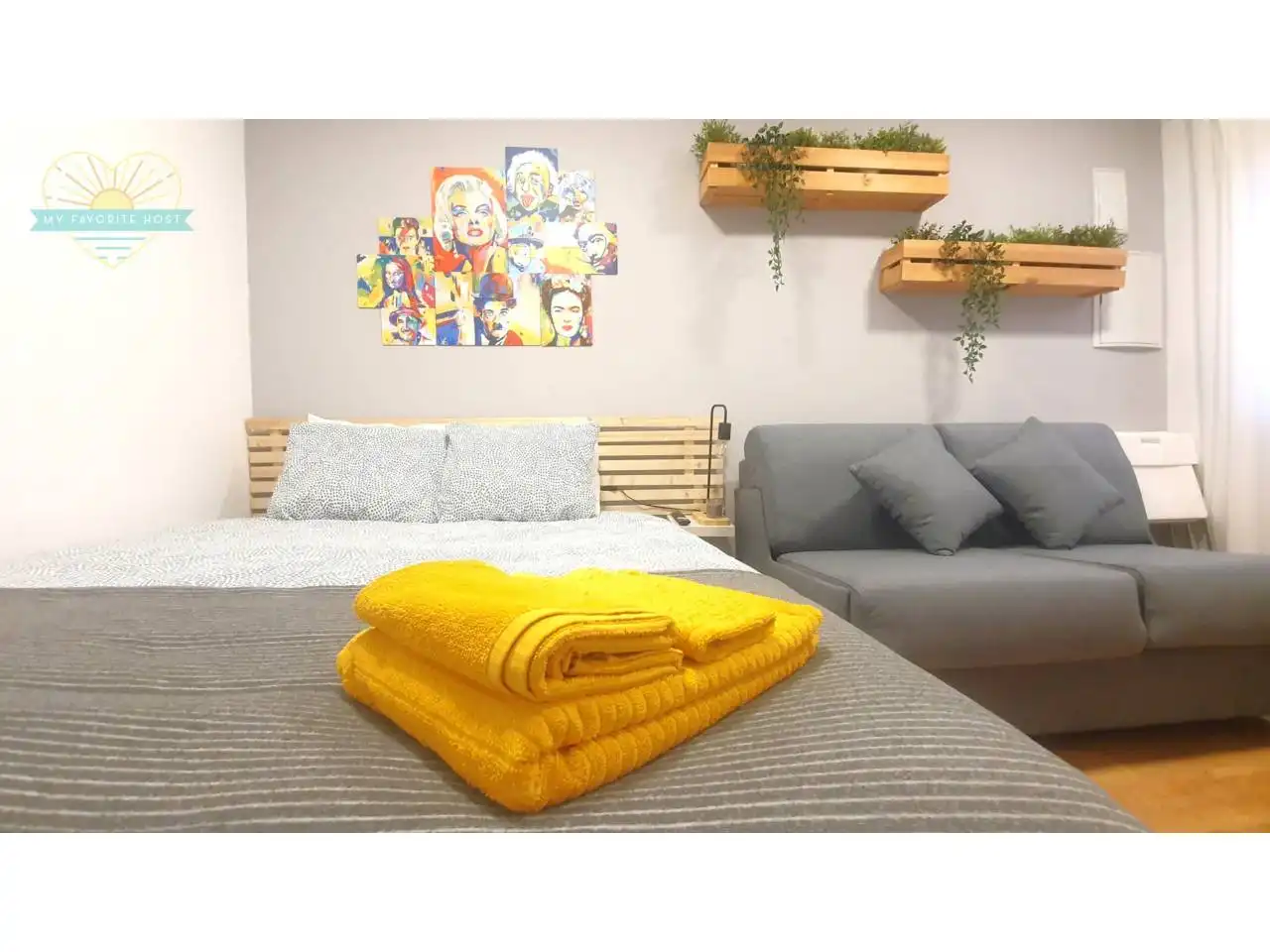 Bedroom of Study for rent in Madrid  with Parquet flooring and Furnished