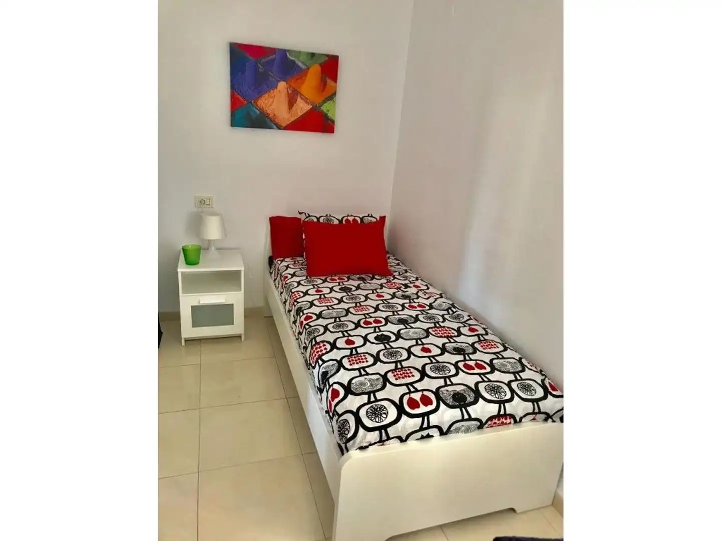 Bedroom of Flat for rent in Castellón de la Plana / Castelló de la Plana  with Private garden, Terrace and Furnished