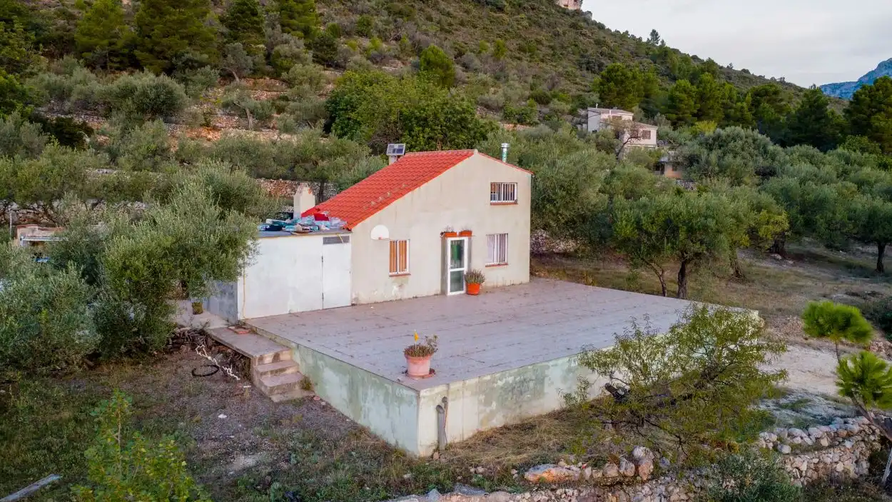 Vista exterior de Finca rústica en venta en Mas de Barberans con Terraza y Trastero