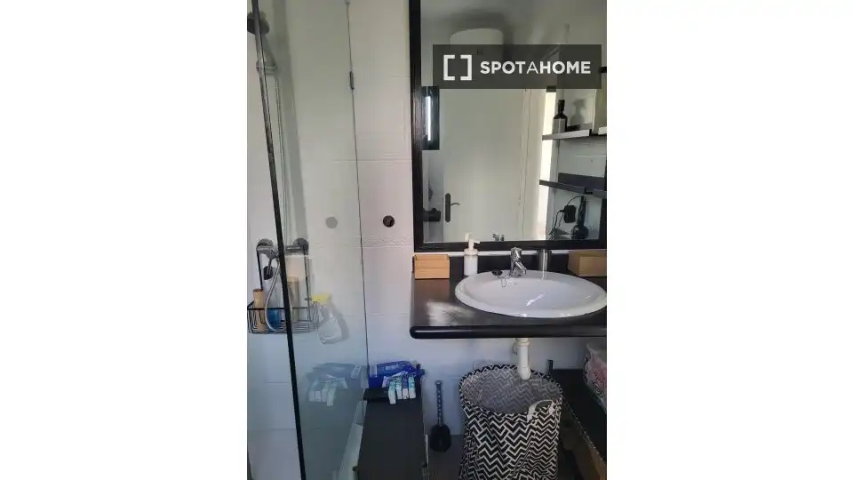 Baño de Apartamento para compartir en Teguise con Aire acondicionado, Terraza y Amueblado