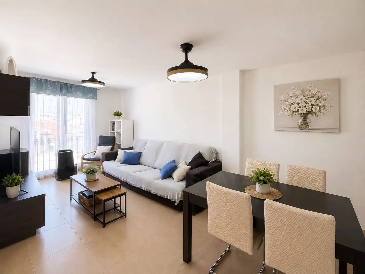 Wohnzimmer von Maisonette zum Verkauf in Murcia mit Klimaanlage, Heizung und Terrasse