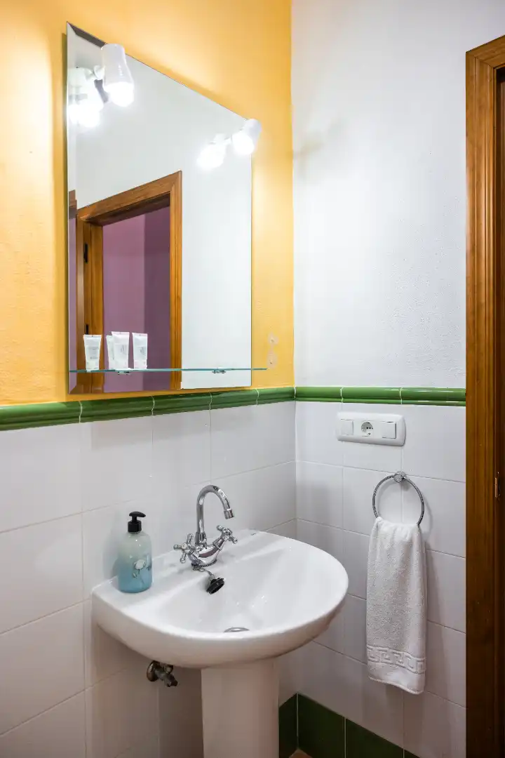 Baño de Finca rústica en venta en Montejaque con Aire acondicionado, Jardín privado y Terraza